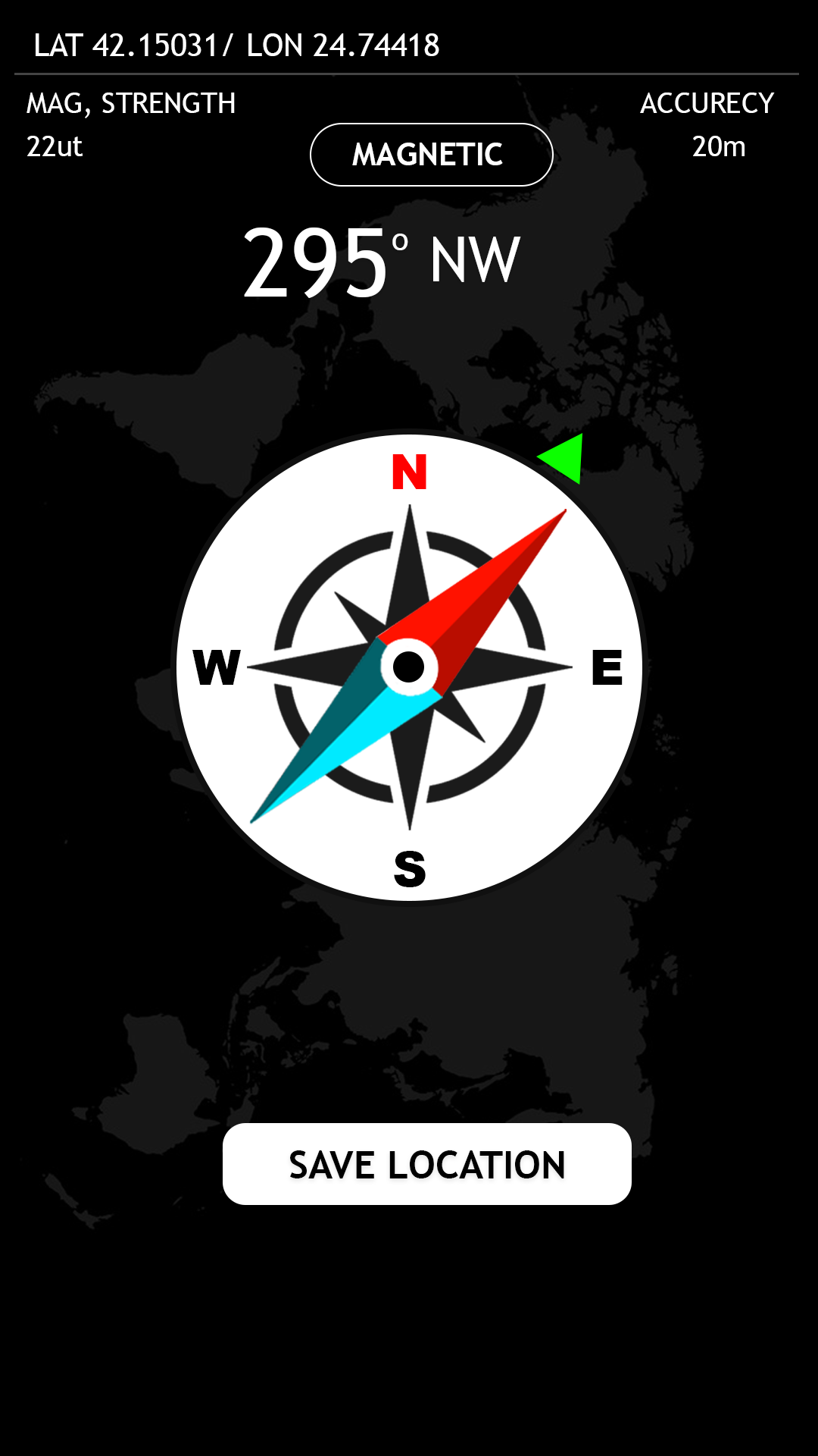 اسکرین شات 8 برنامه GPS Compass Navigator