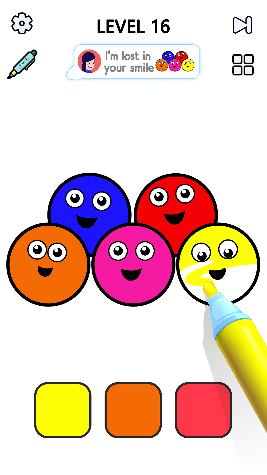 اسکرین شات 1 بازی Satisfying Coloring