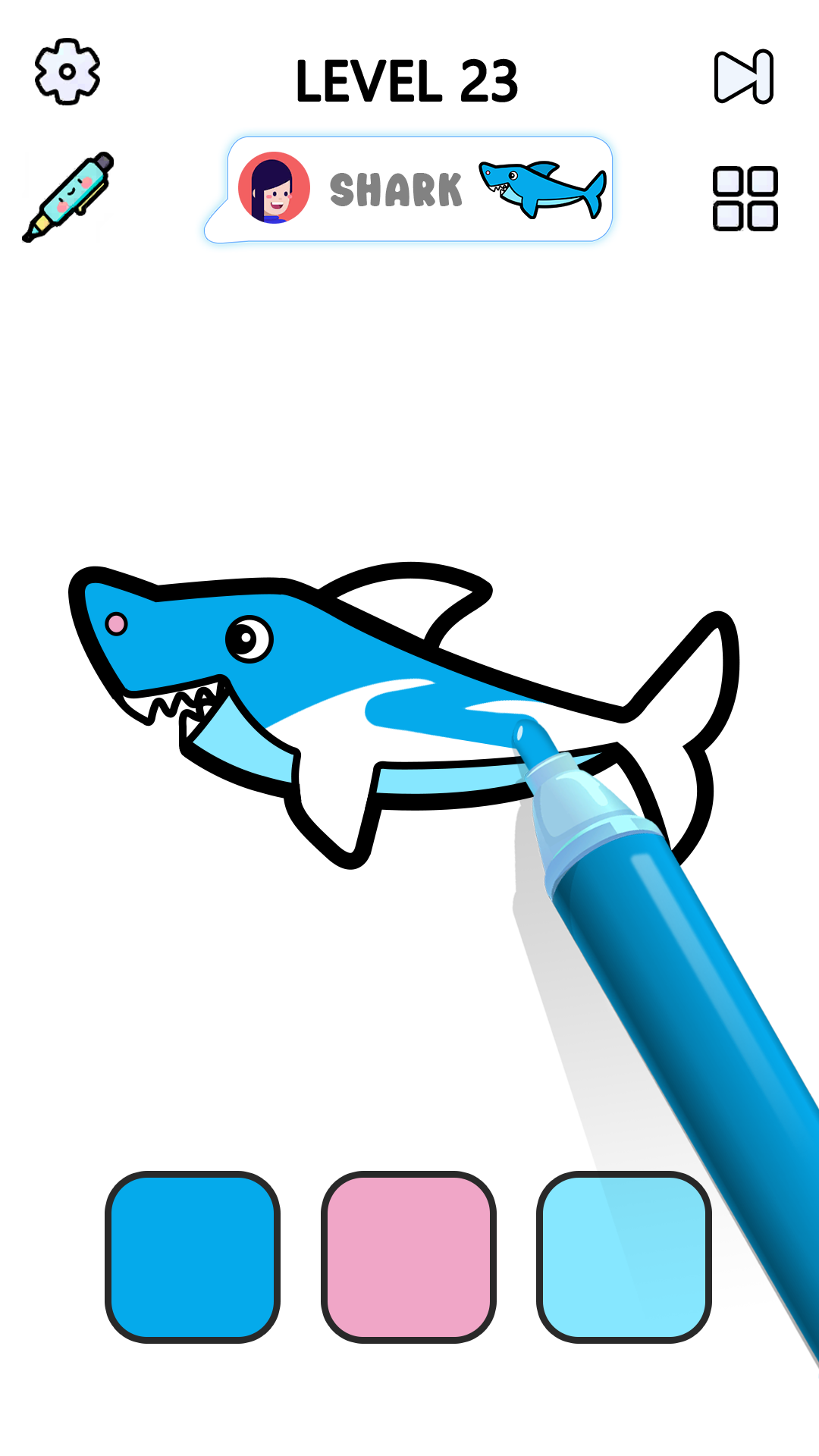 اسکرین شات 5 بازی Satisfying Coloring