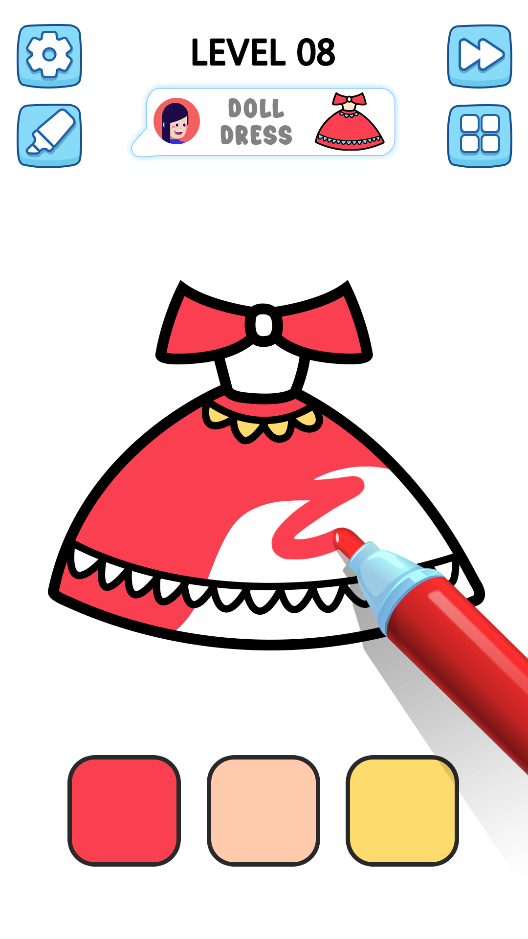 اسکرین شات 4 بازی Satisfying Coloring
