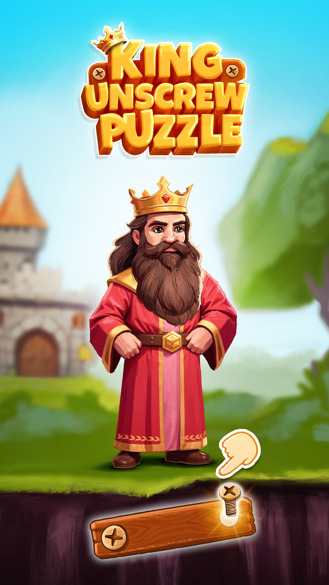اسکرین شات 1 بازی King Unscrew Nut Puzzle Games