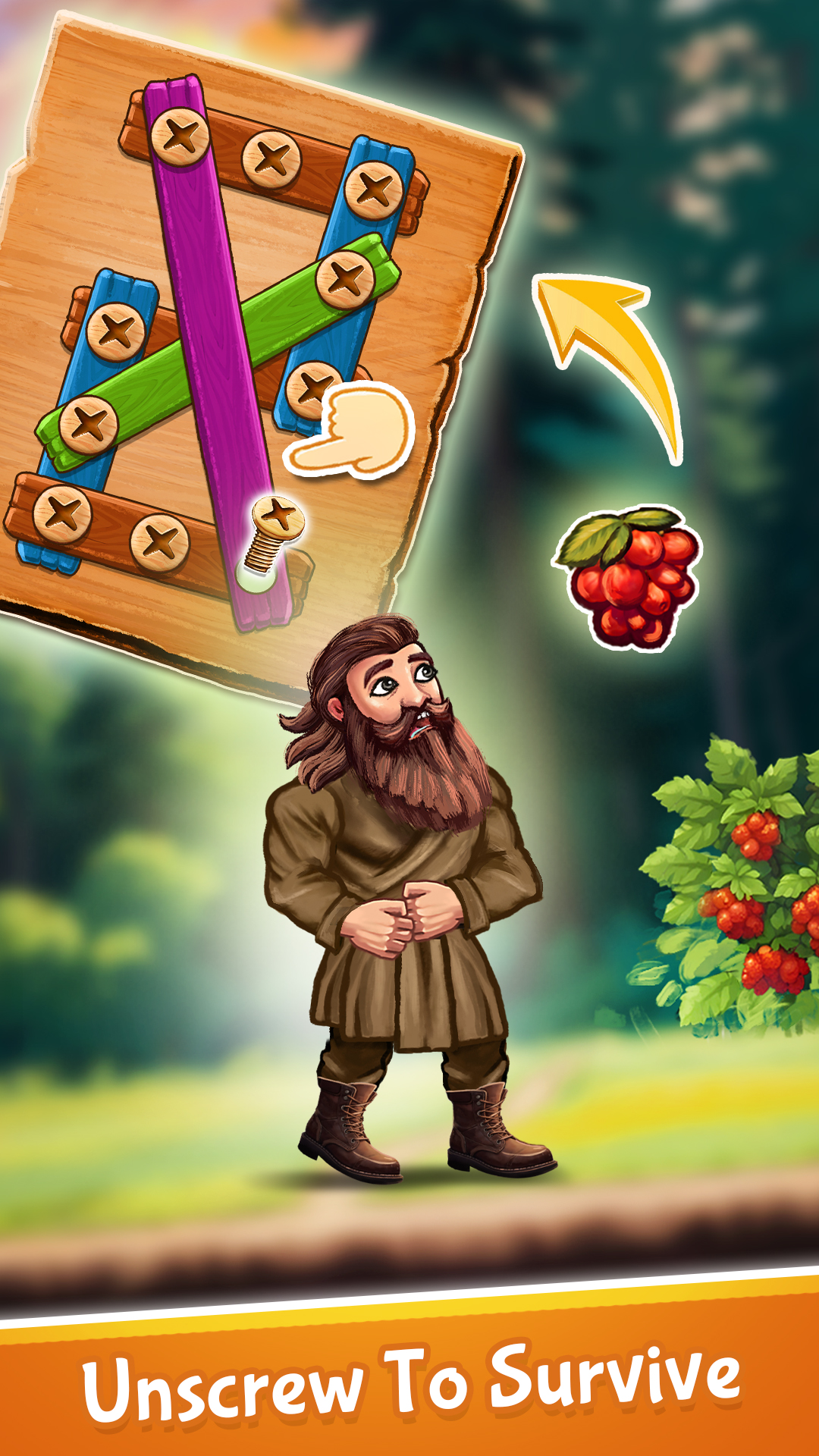 اسکرین شات 2 بازی King Unscrew Nut Puzzle Games