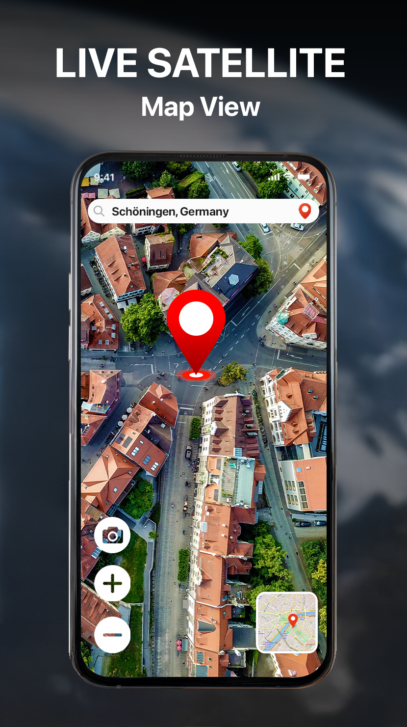 اسکرین شات 2 برنامه Live Earth Map & GPS Map