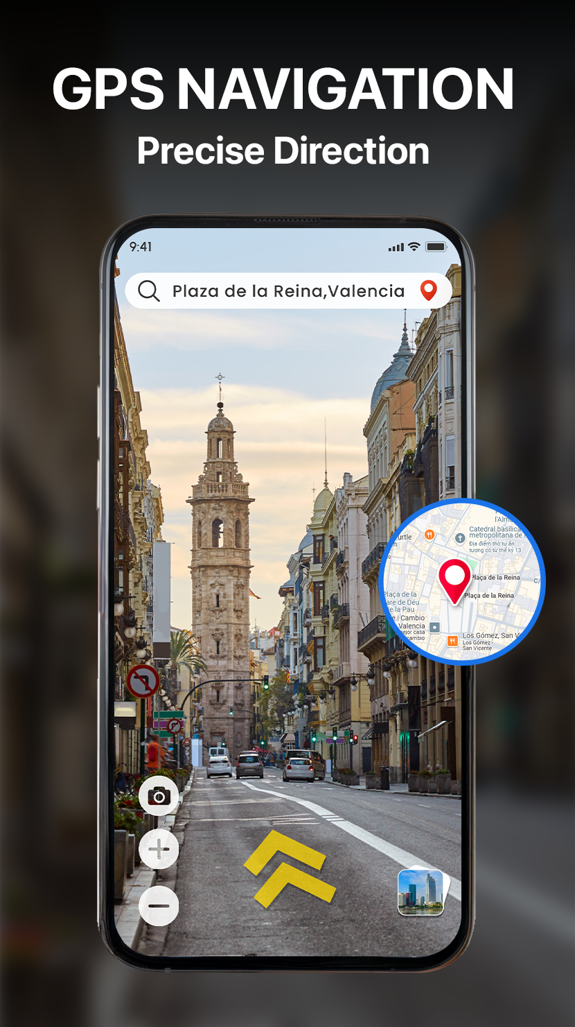 اسکرین شات 3 برنامه Live Earth Map & Route Planner