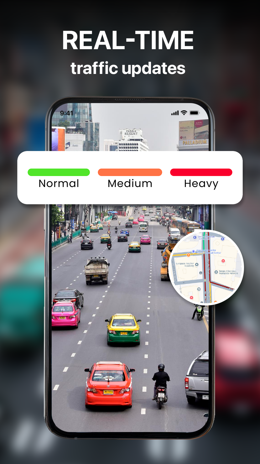 اسکرین شات 5 برنامه Live Earth Map & Route Planner