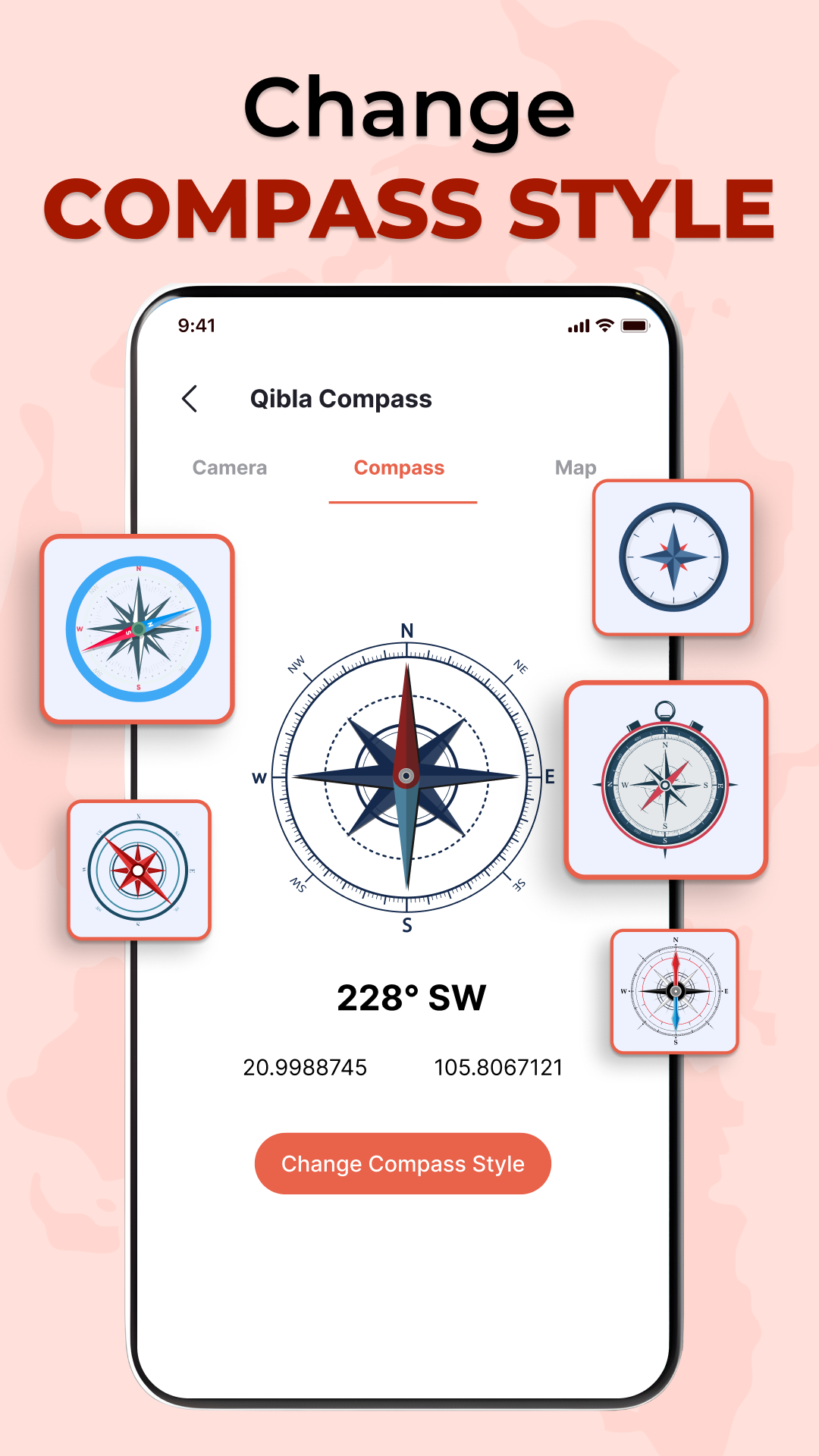 اسکرین شات 6 برنامه GPS Camera & GPS Earth Maps