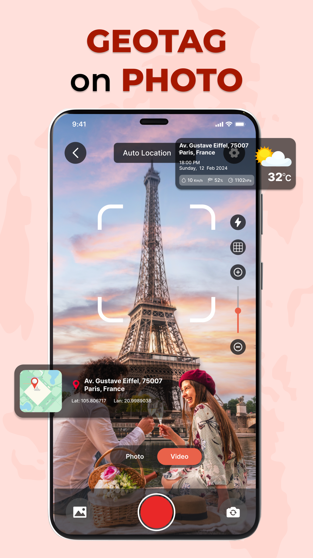 اسکرین شات 2 برنامه GPS Camera & GPS Earth Maps