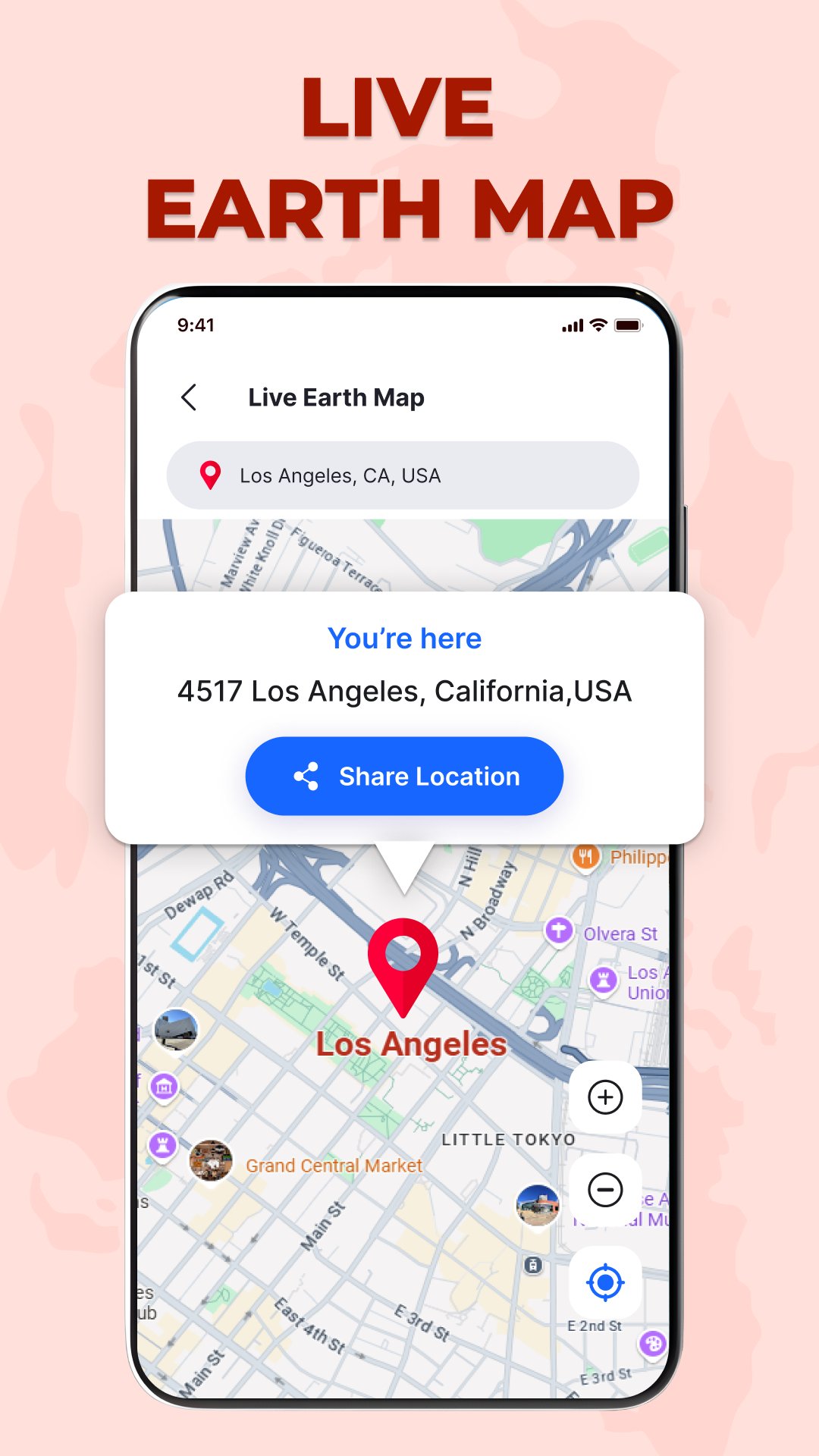 اسکرین شات 5 برنامه GPS Camera & GPS Earth Maps