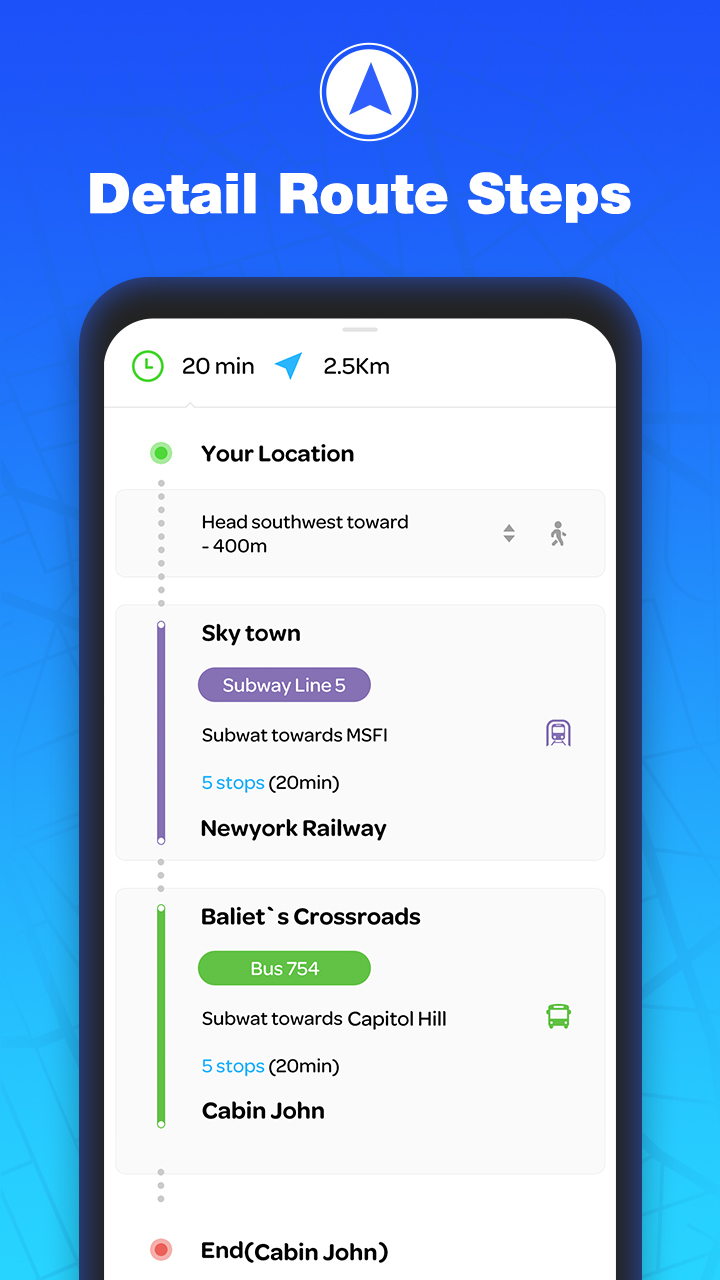 اسکرین شات 6 برنامه GPS Navigation - Route Finder
