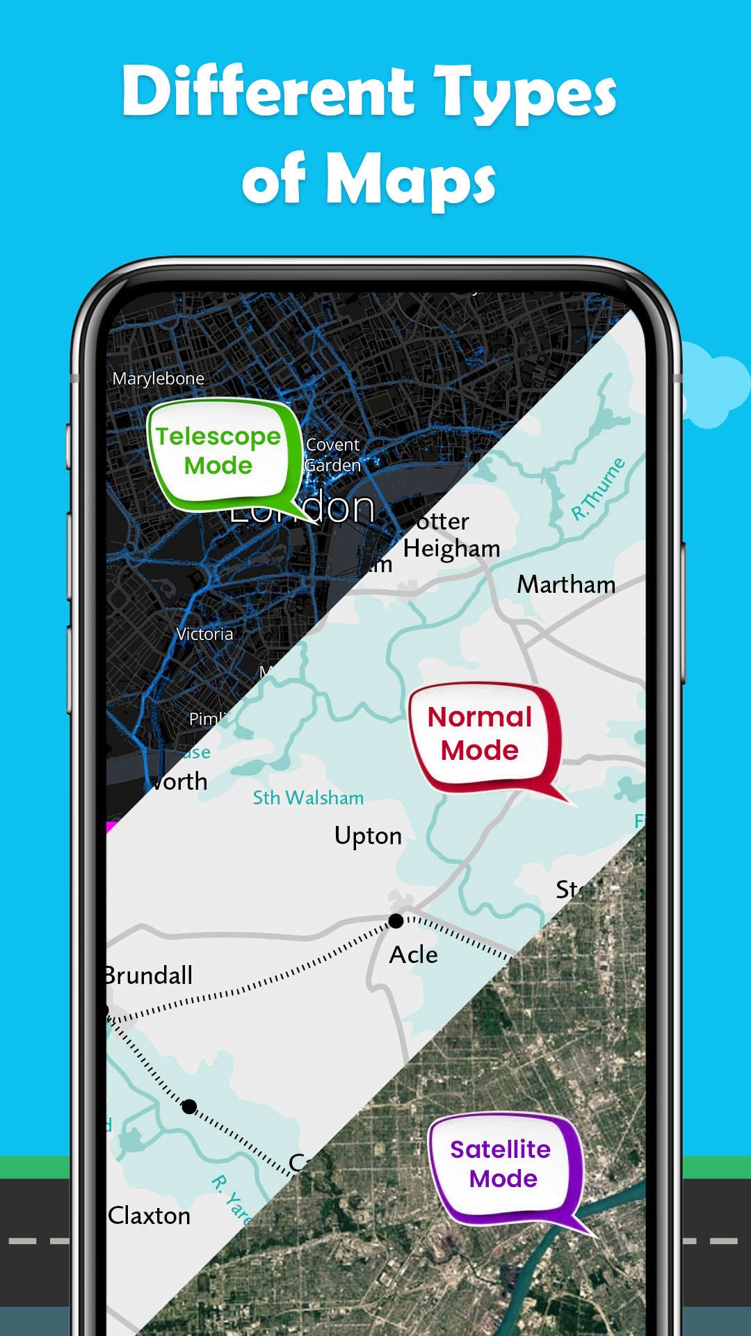 اسکرین شات 6 برنامه Maps, GPS & Driving Directions