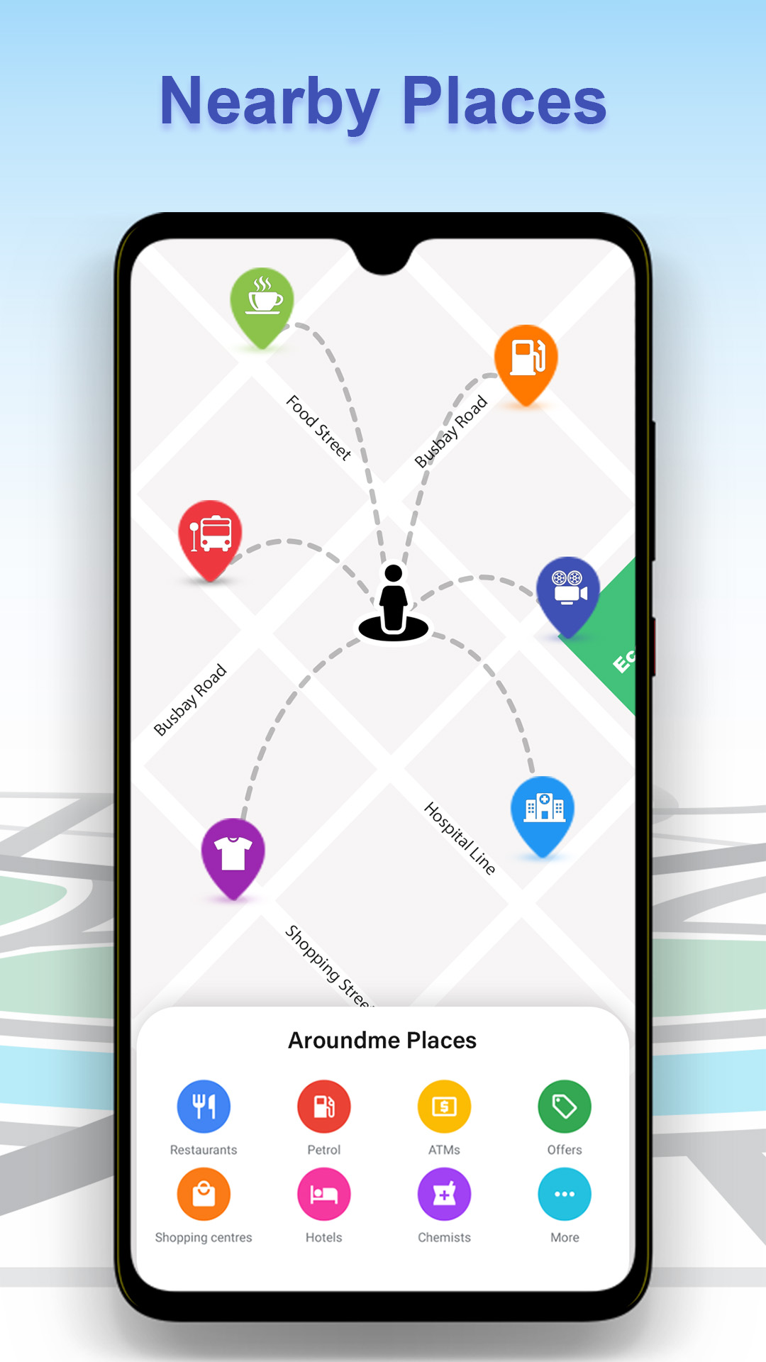 اسکرین شات 2 برنامه Route Finder: Traffic, Compass