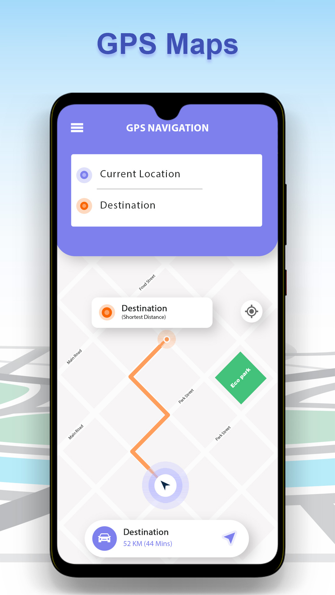 اسکرین شات 1 برنامه Route Finder: Traffic, Compass