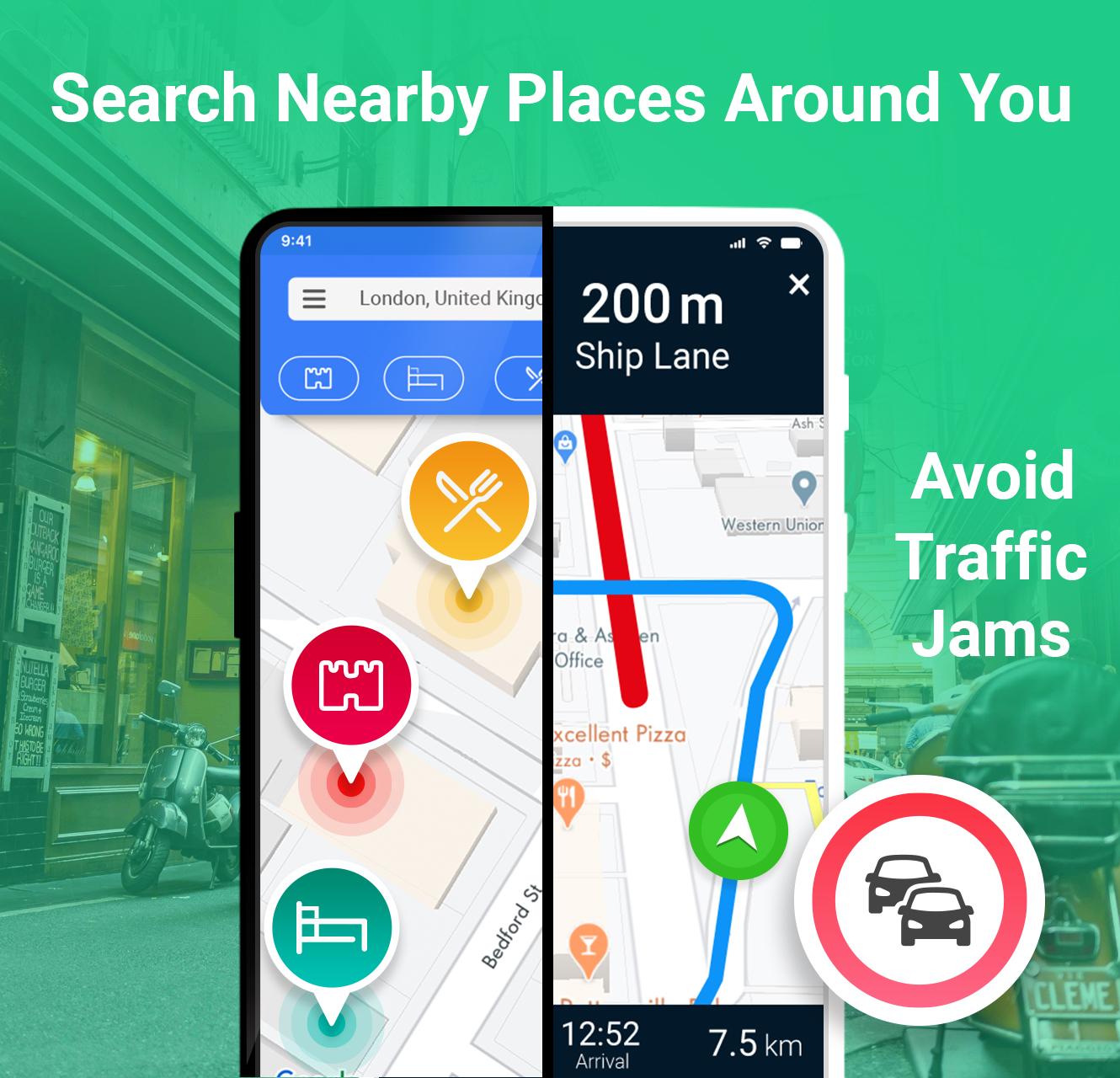 اسکرین شات 3 برنامه GPS Route Planner