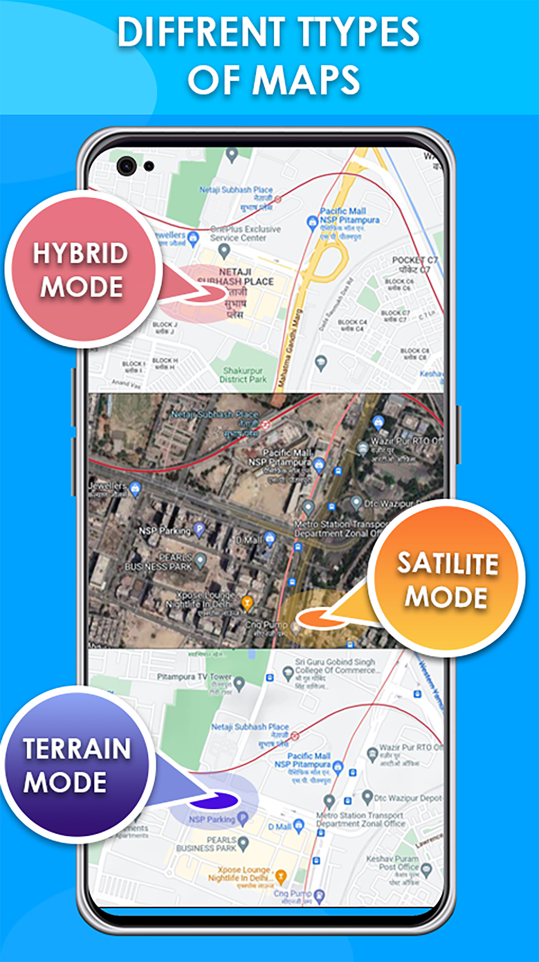 اسکرین شات 3 برنامه Maps Driving Directions