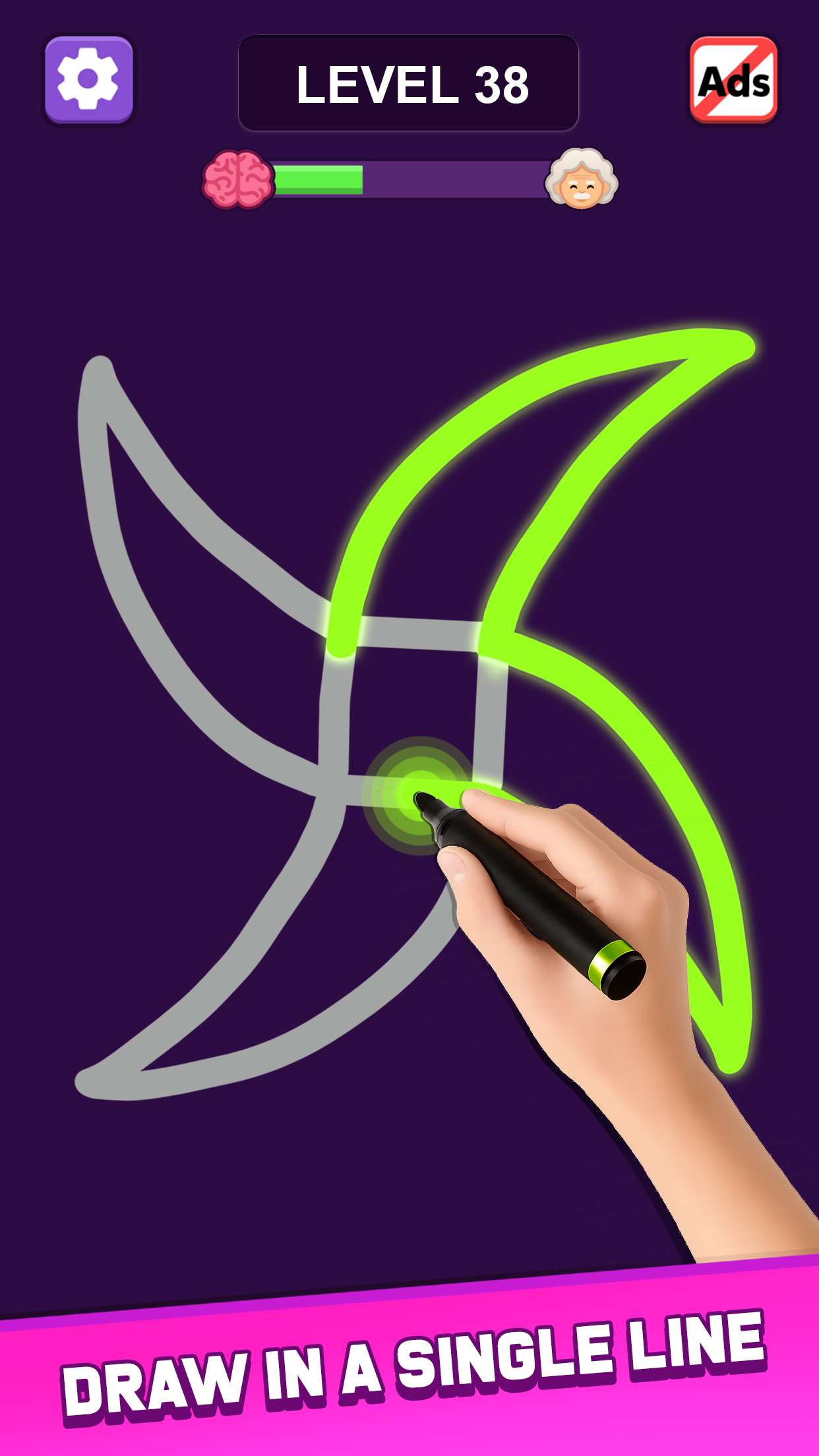 اسکرین شات 3 بازی One Go Line Puzzle