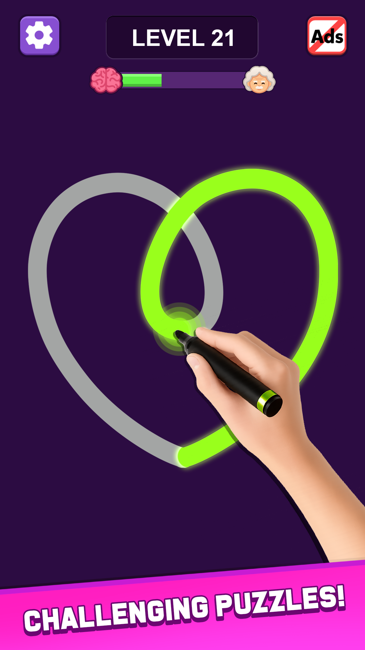 اسکرین شات 4 بازی One Go Line Puzzle