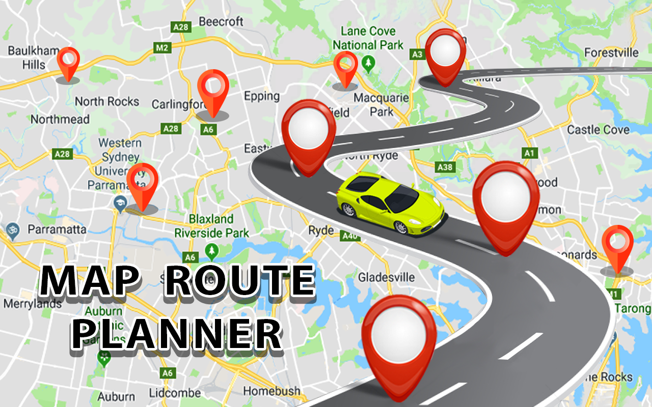 اسکرین شات 7 برنامه GPS Map Route Planner