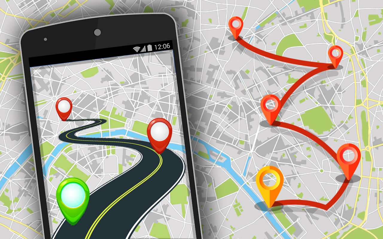 اسکرین شات 6 برنامه GPS Map Route Planner