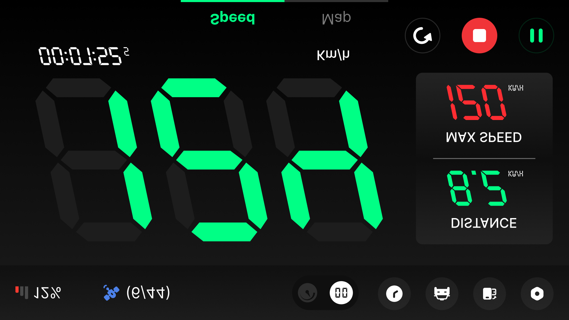 اسکرین شات 7 برنامه GPS Speedometer & Odometer App
