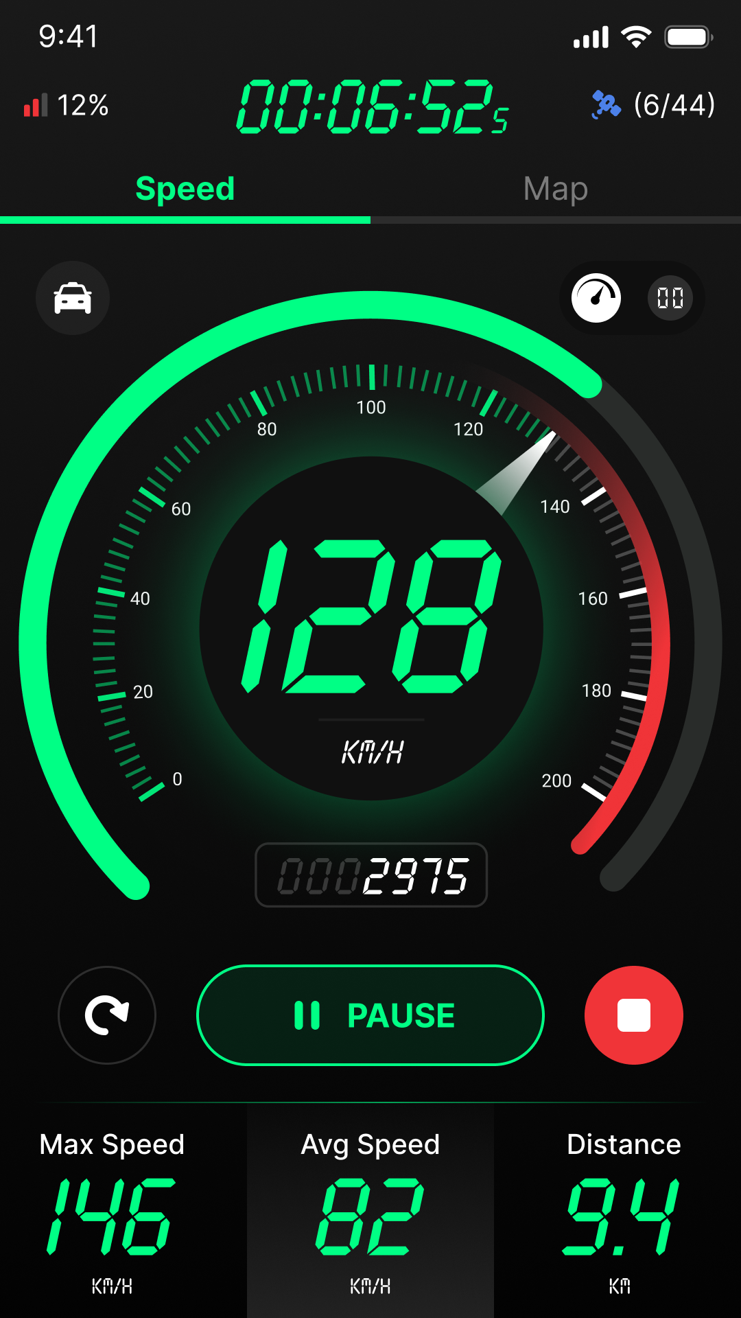 اسکرین شات 2 برنامه GPS Speedometer & Odometer App