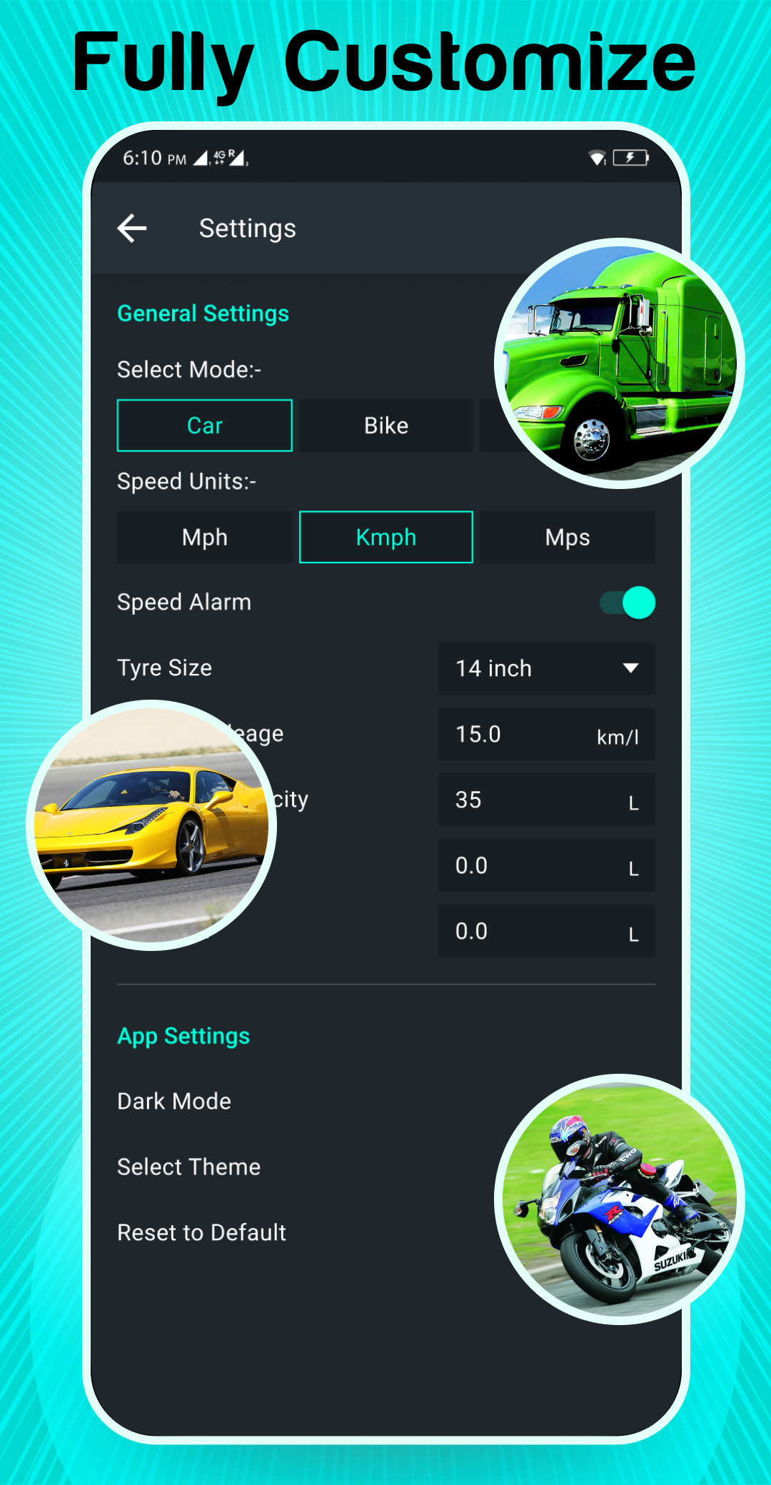 اسکرین شات 5 برنامه Step Counter - GPS Speedometer