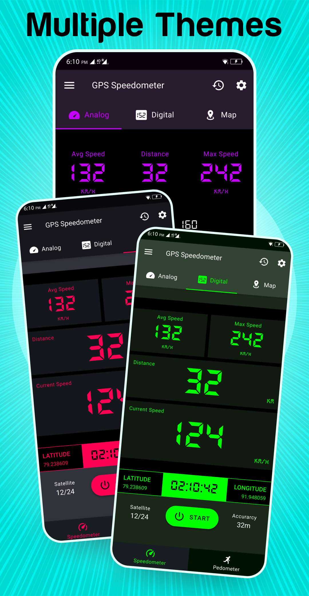 اسکرین شات 8 برنامه Step Counter - GPS Speedometer