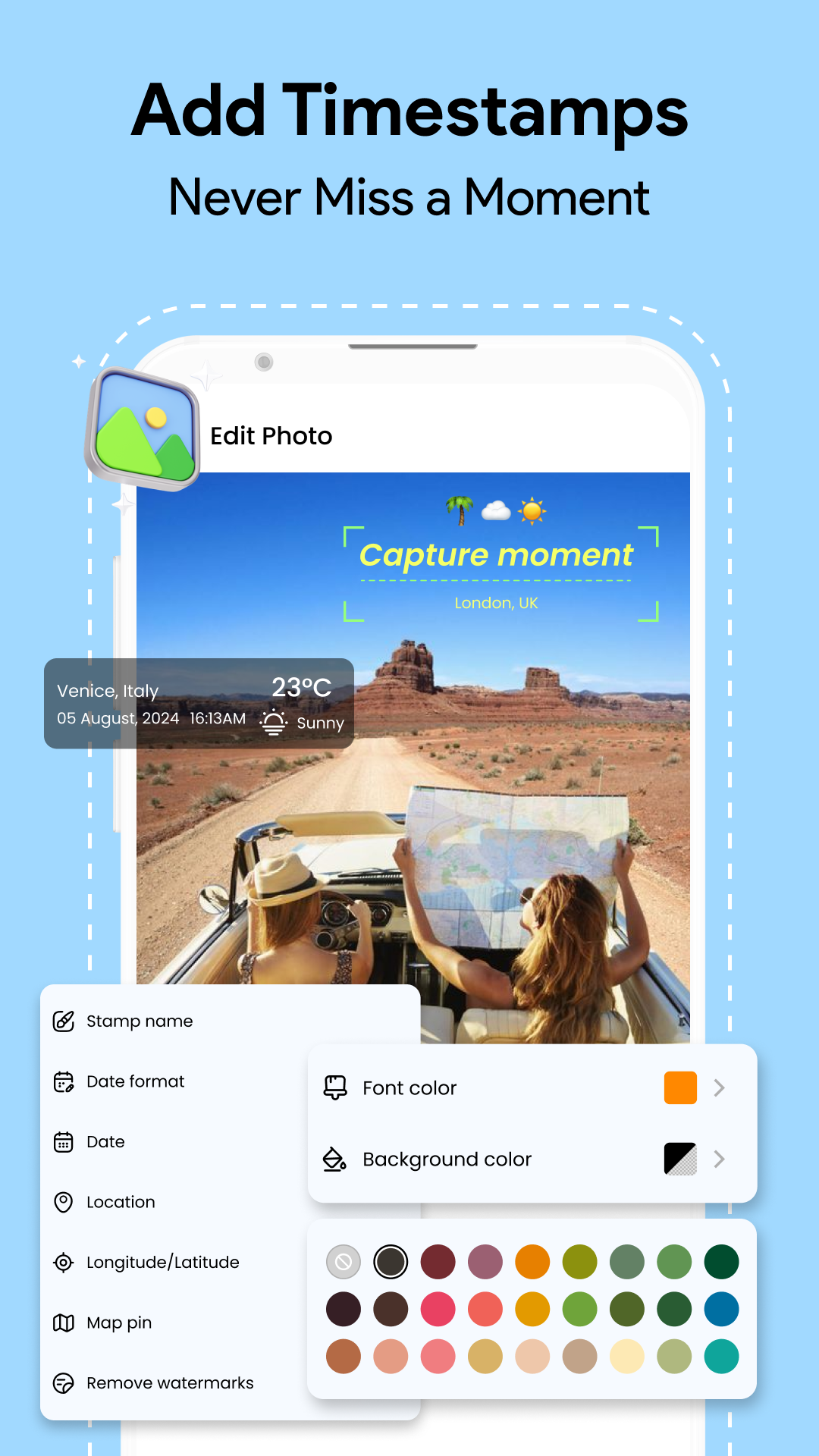 اسکرین شات 5 برنامه GPS Camera with Geotag Photos