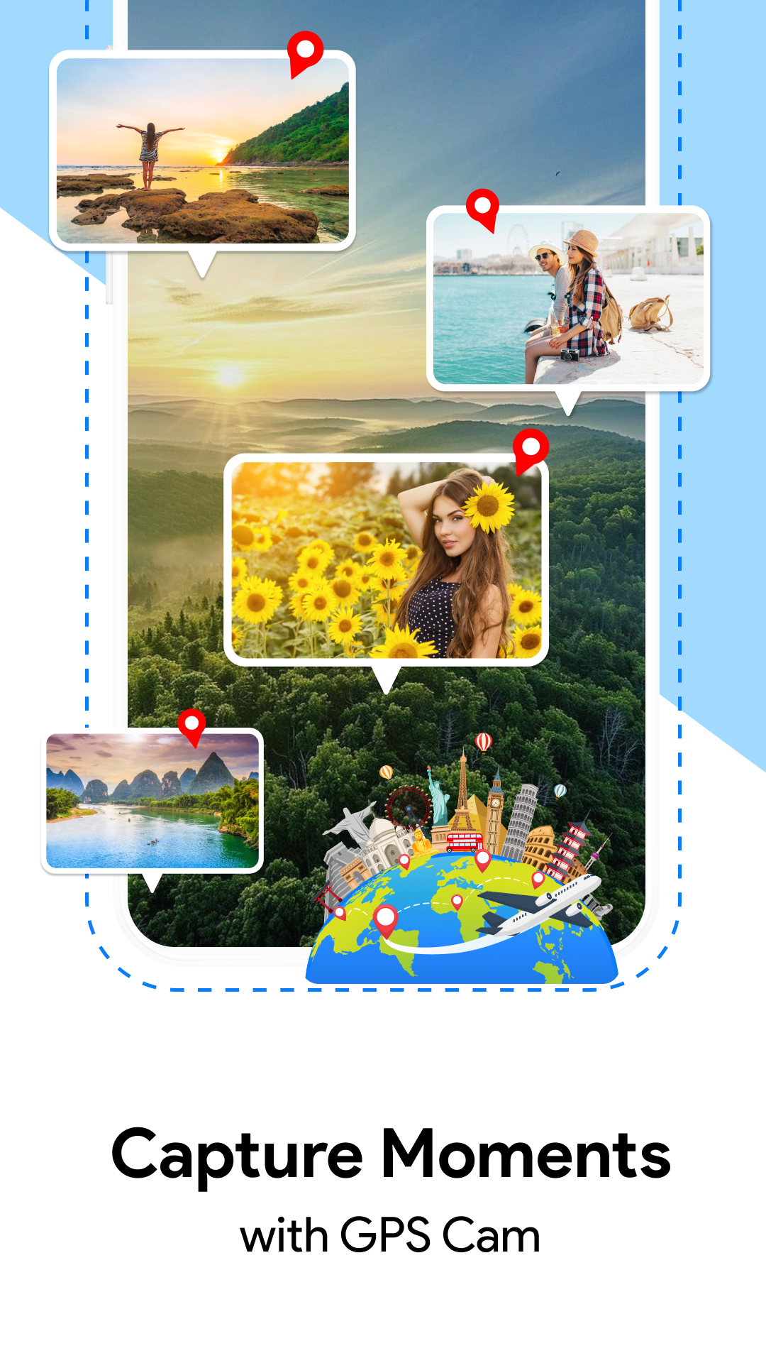 اسکرین شات 1 برنامه GPS Camera with Geotag Photos