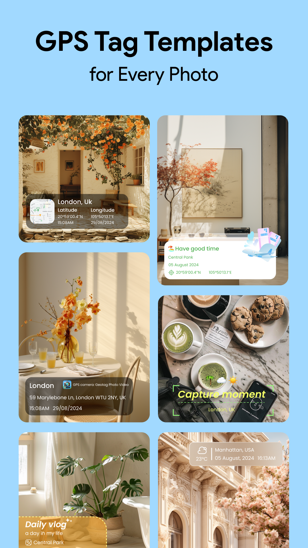 اسکرین شات 6 برنامه GPS Camera with Geotag Photos