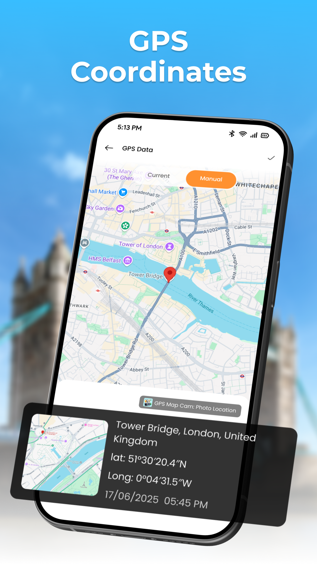 اسکرین شات 3 برنامه GPS Map Cam: Photo Location