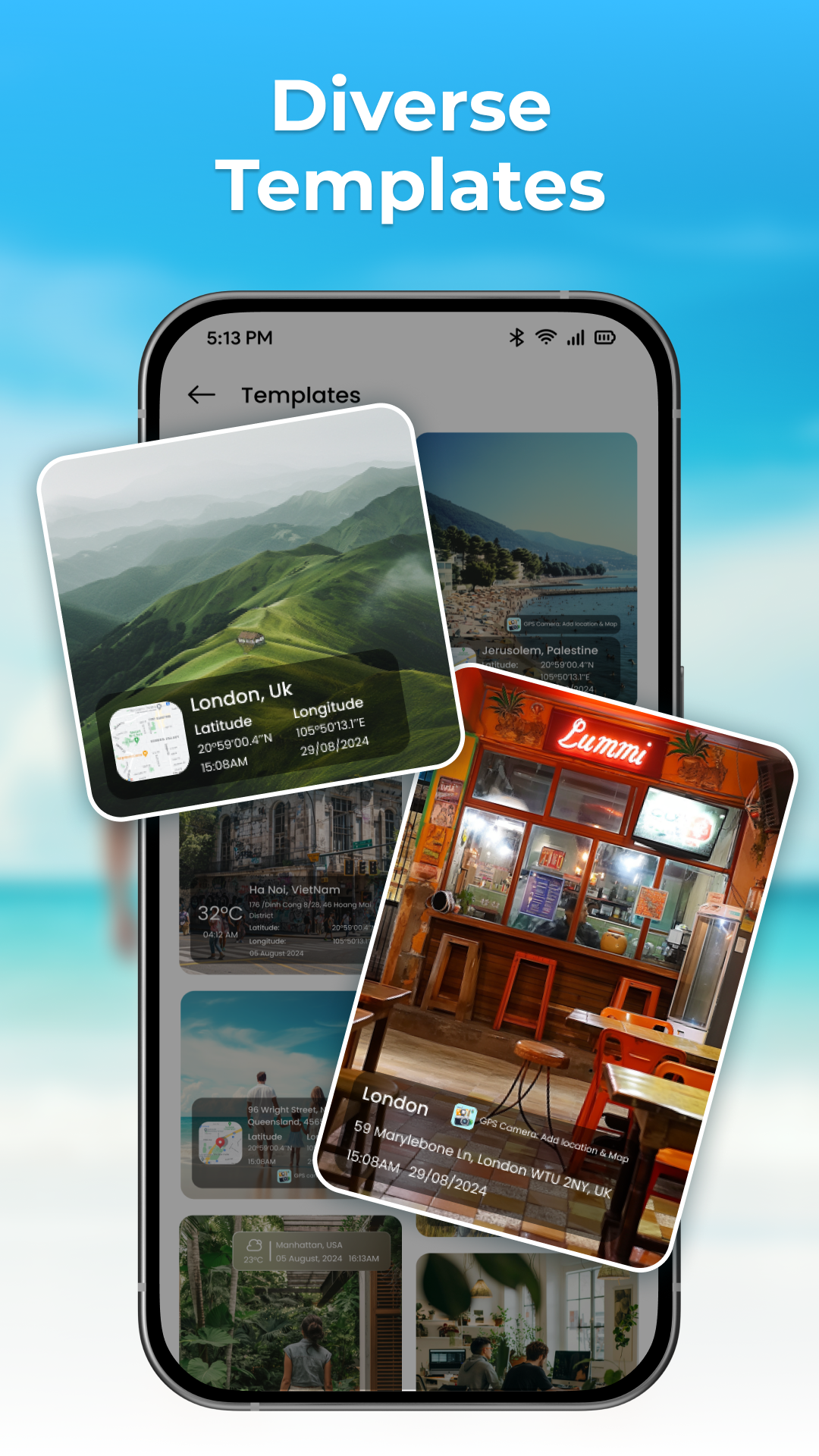 اسکرین شات 6 برنامه GPS Map Cam: Photo Location