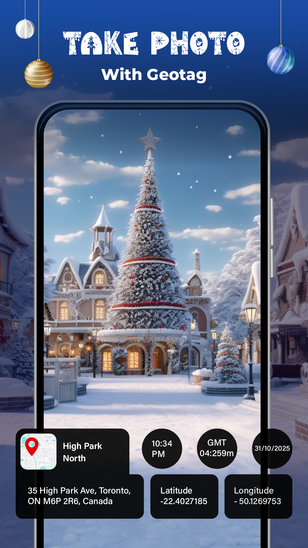 اسکرین شات 2 برنامه GPS Camera with Time Stamp