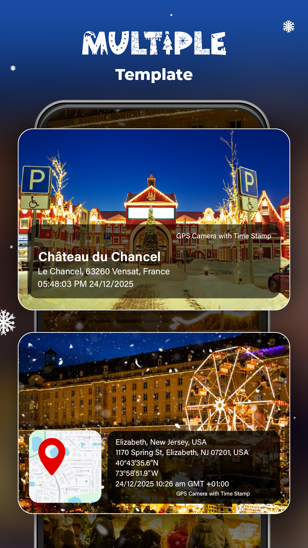 اسکرین شات 5 برنامه GPS Camera with Time Stamp