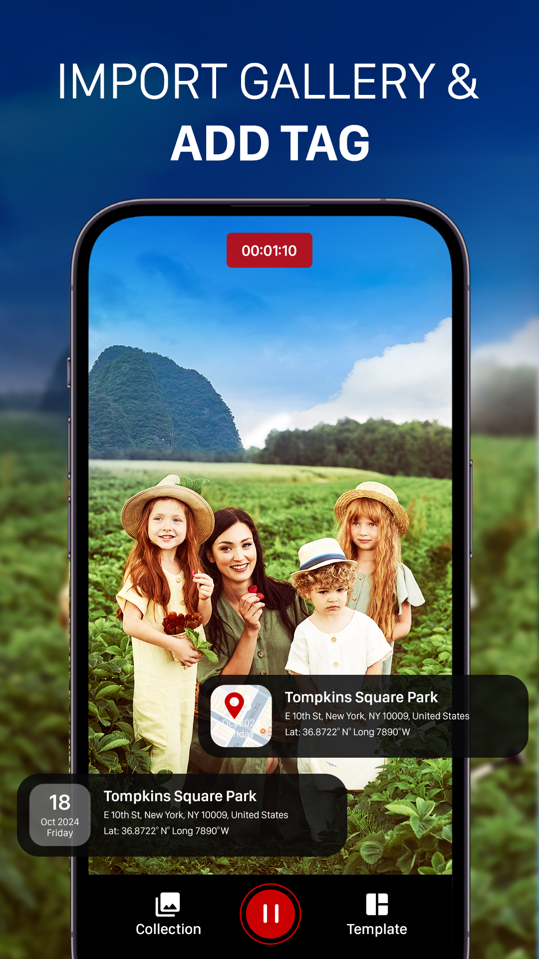 اسکرین شات 3 برنامه GPS Camera with Time Stamp