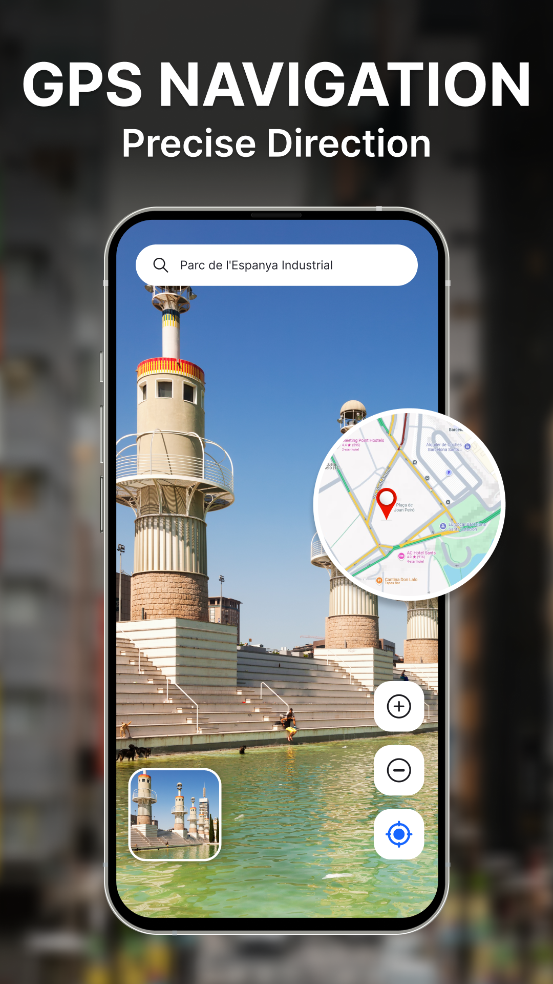 اسکرین شات برنامه GPS Camera & Tracking Map 3