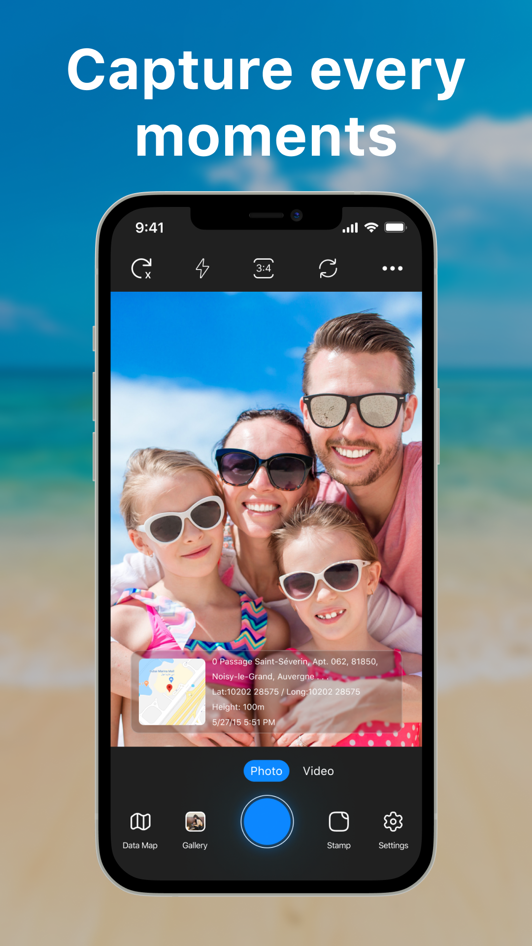 اسکرین شات 3 برنامه GPS Photo Location & Timestamp