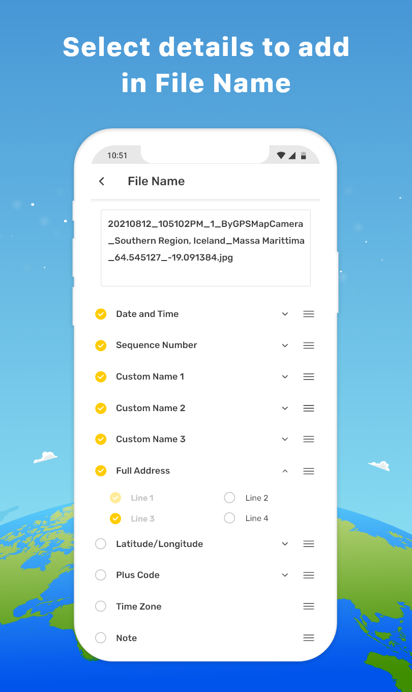 اسکرین شات 6 برنامه GPS Map Camera