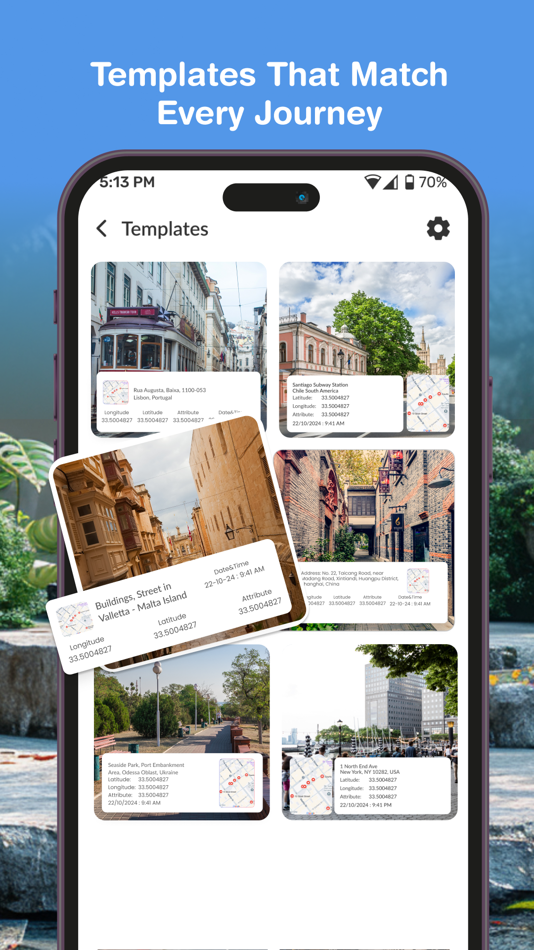 اسکرین شات 3 برنامه GPS Location Map Camera