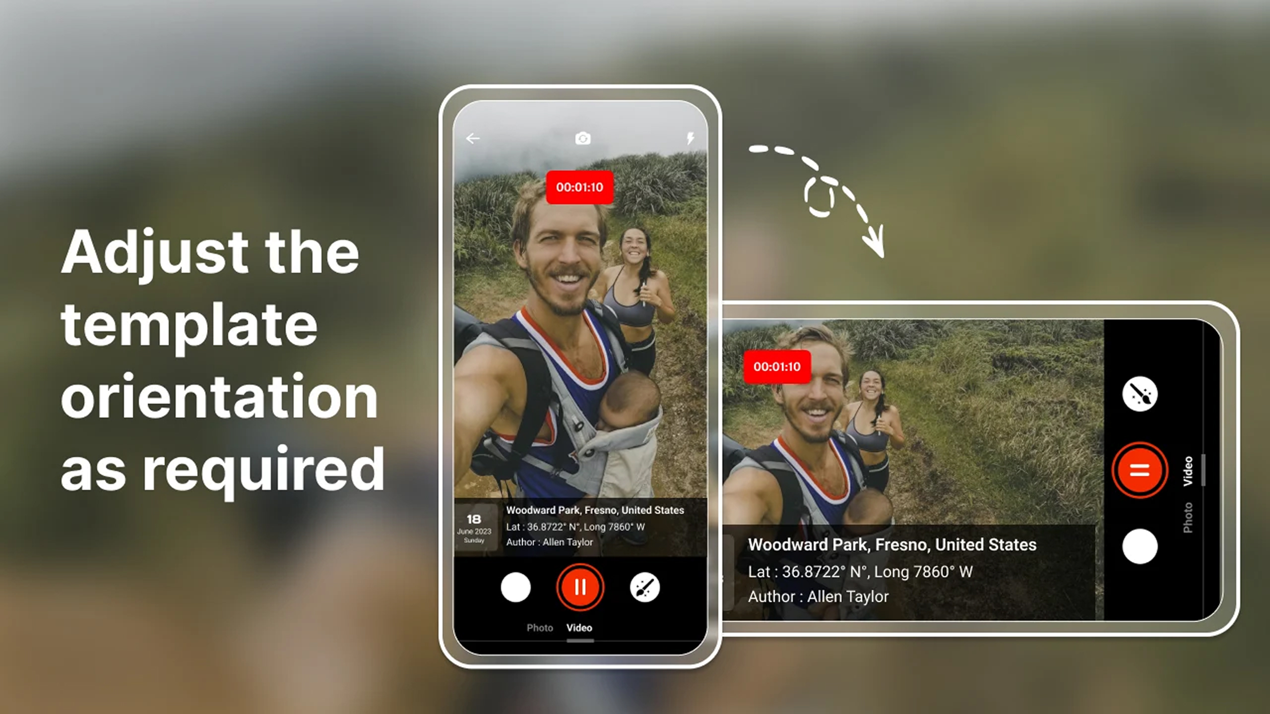 اسکرین شات 3 برنامه GPS Camera Photo and Video Map