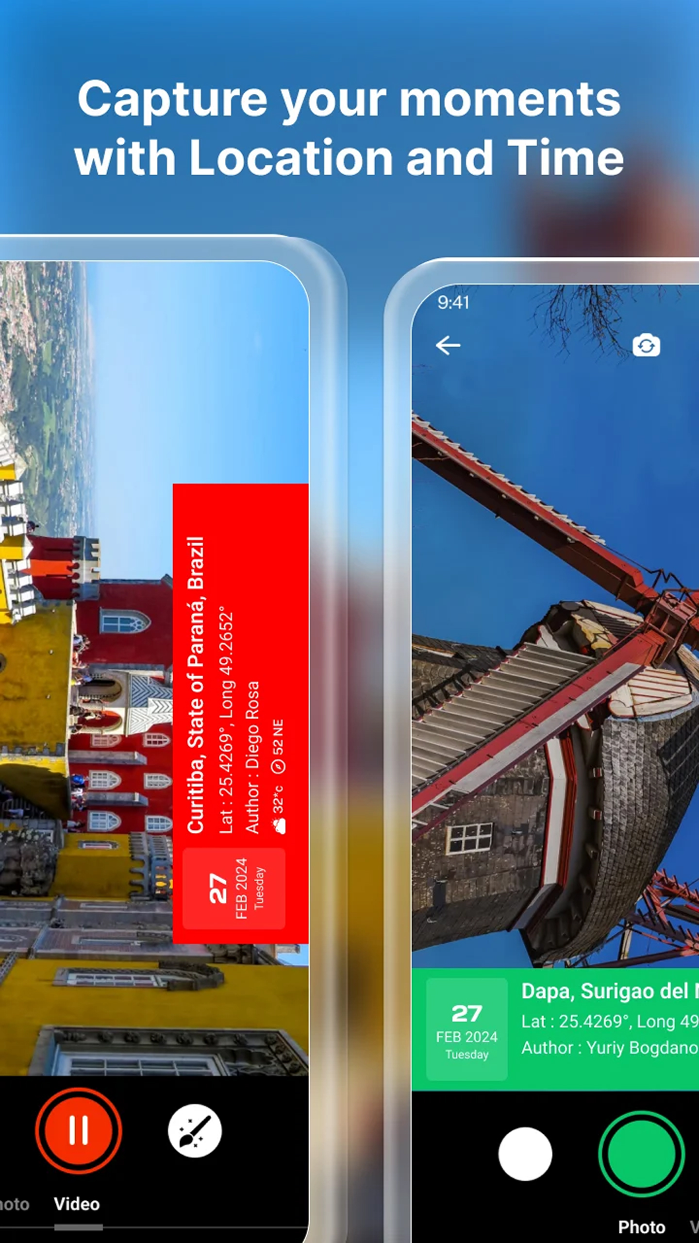 اسکرین شات 6 برنامه GPS Camera Photo and Video Map