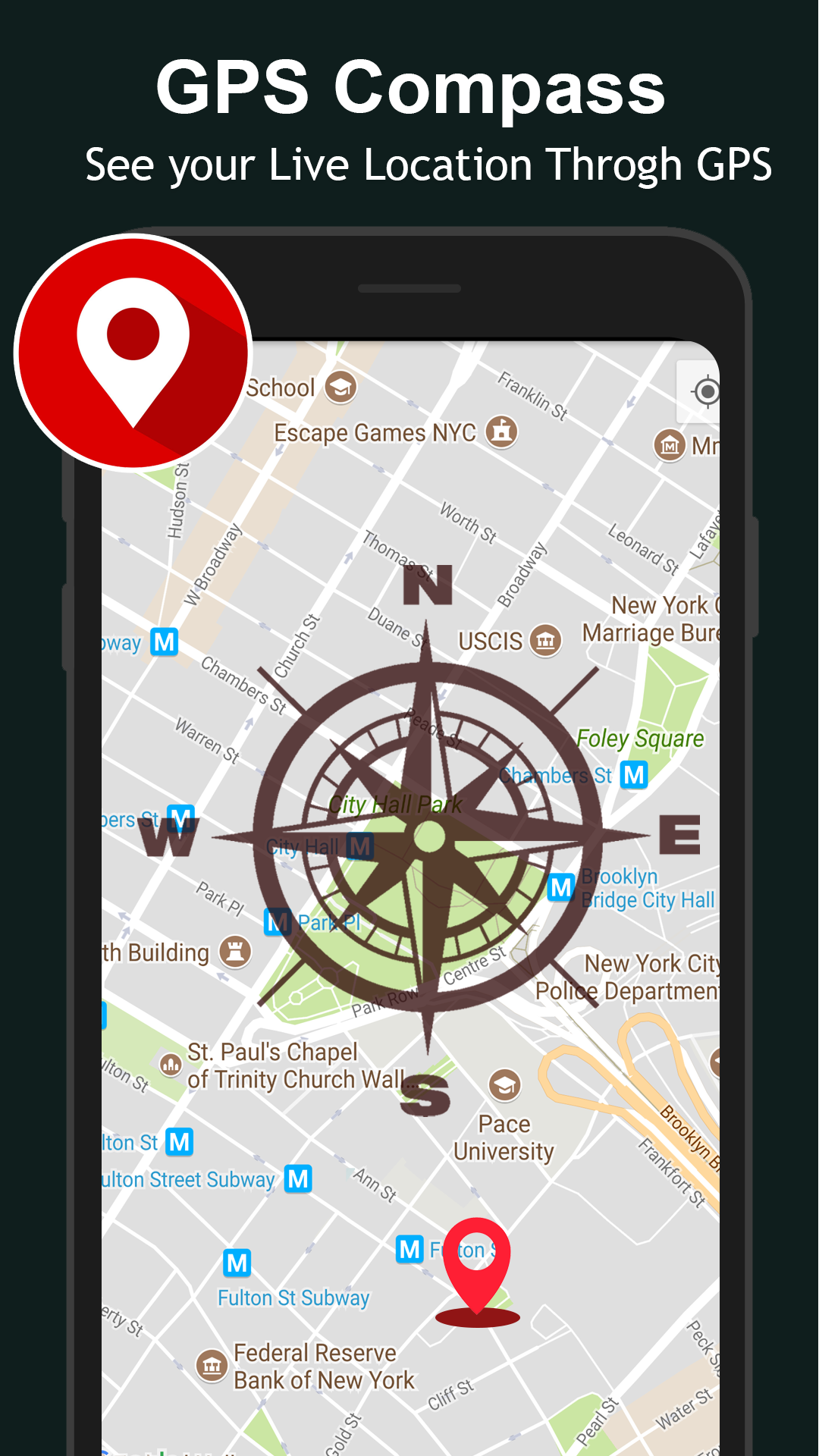 اسکرین شات 8 برنامه GPS Compass Direction finder