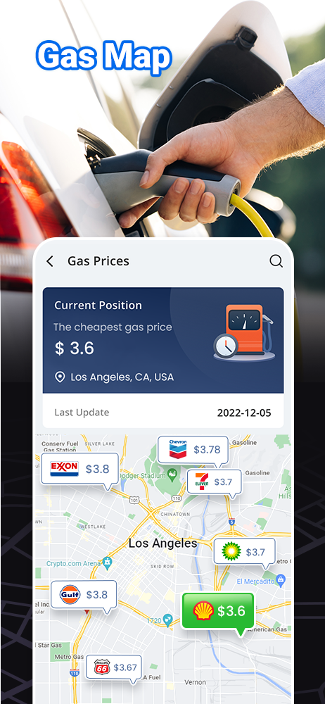 اسکرین شات 4 برنامه GPS Map: Navigator for Driving