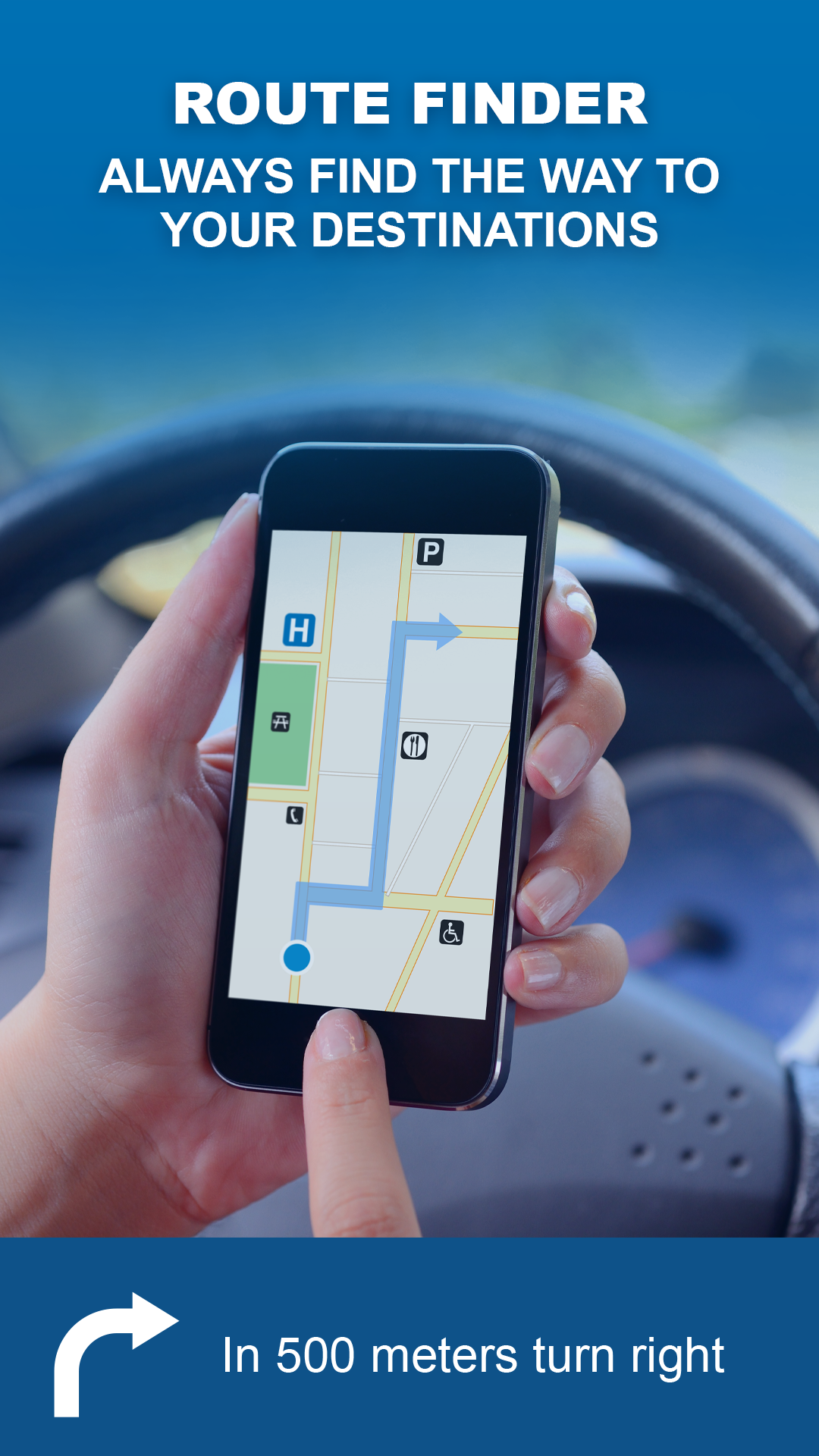 اسکرین شات 6 برنامه GPS Navigation: Road Map Route