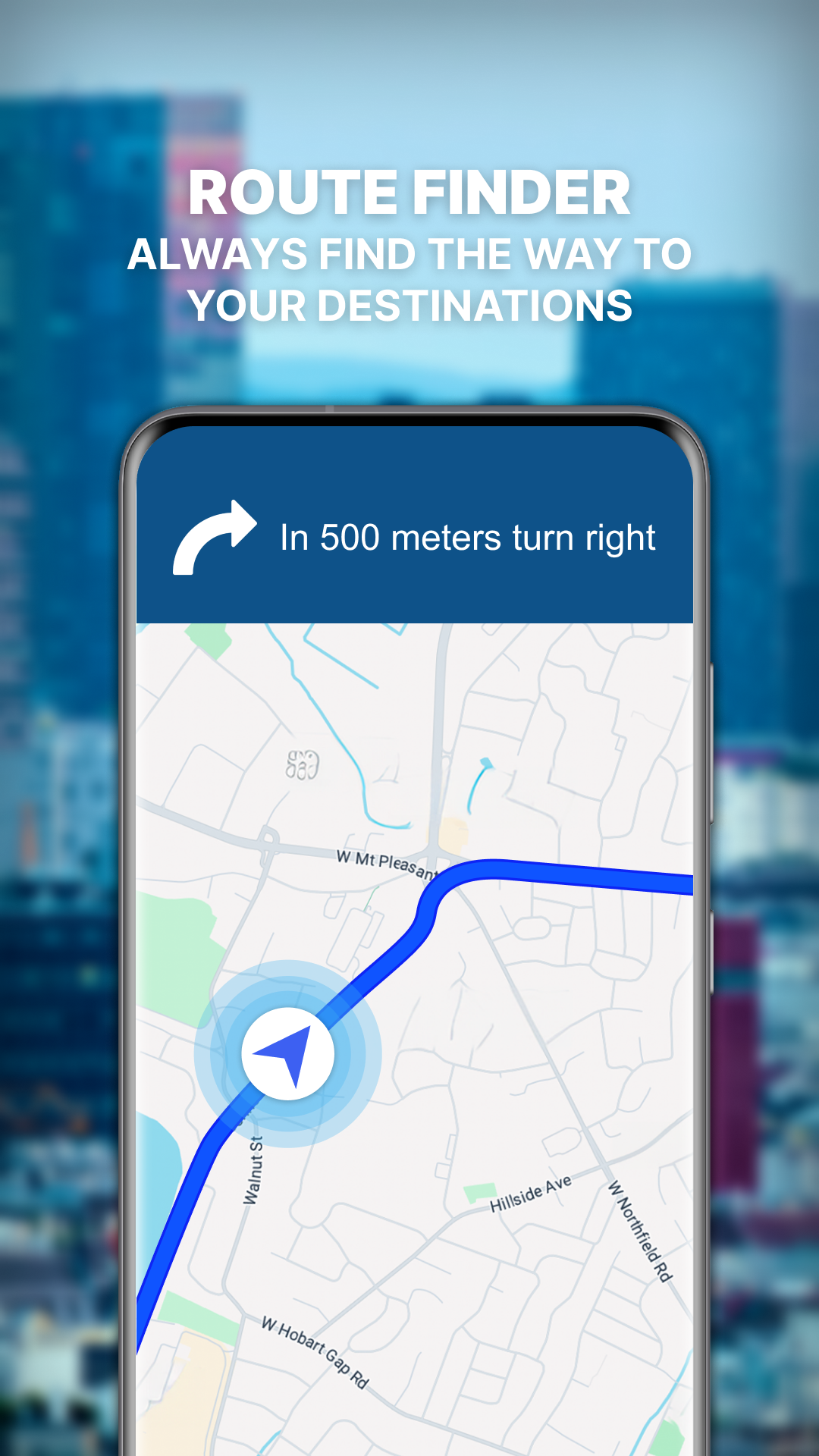 اسکرین شات 5 برنامه GPS Navigation: Road Map Route