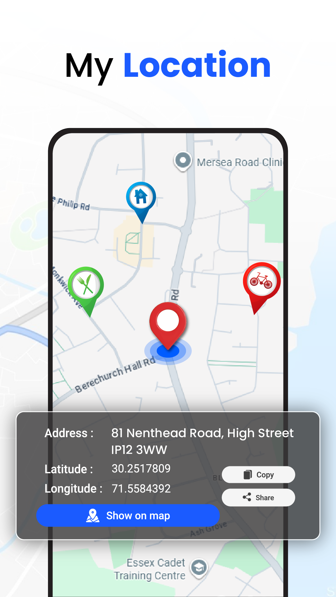 اسکرین شات 5 برنامه GPS Navigation - Route Planner