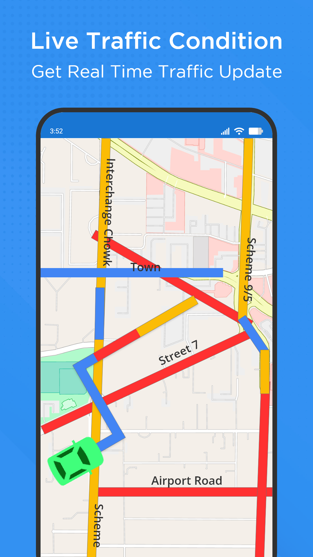 اسکرین شات 3 برنامه Easy Route Finder & Voice Maps
