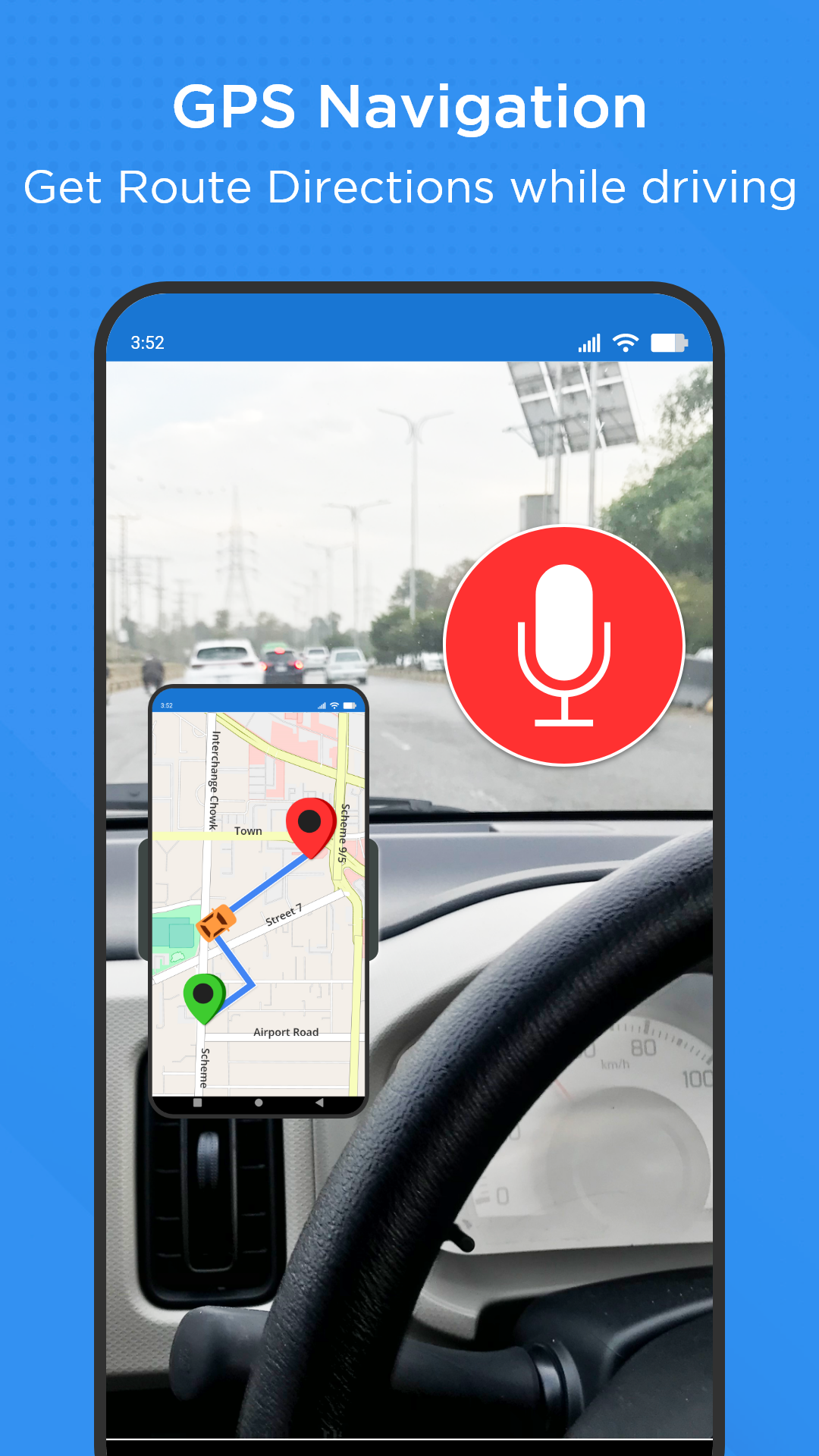 اسکرین شات 2 برنامه Easy Route Finder & Voice Maps