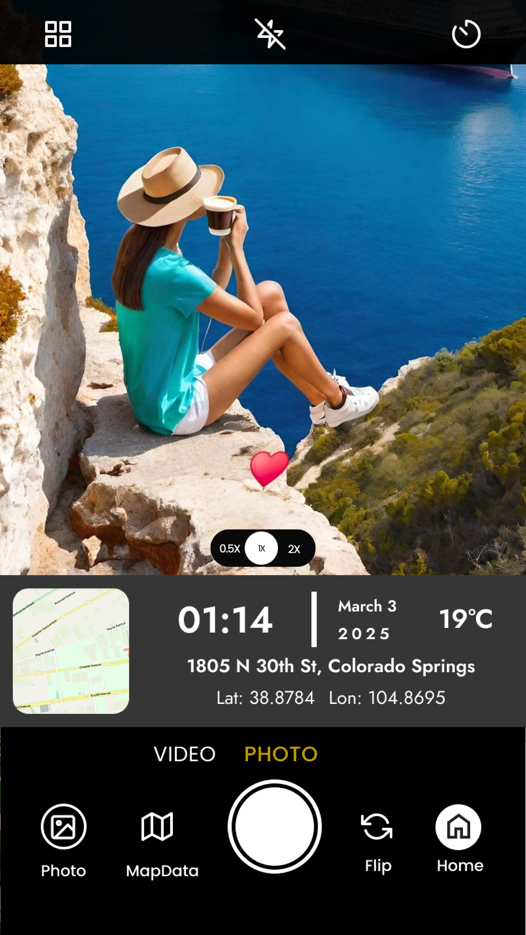 اسکرین شات 8 برنامه GPS Map Camera, Photo Stamp