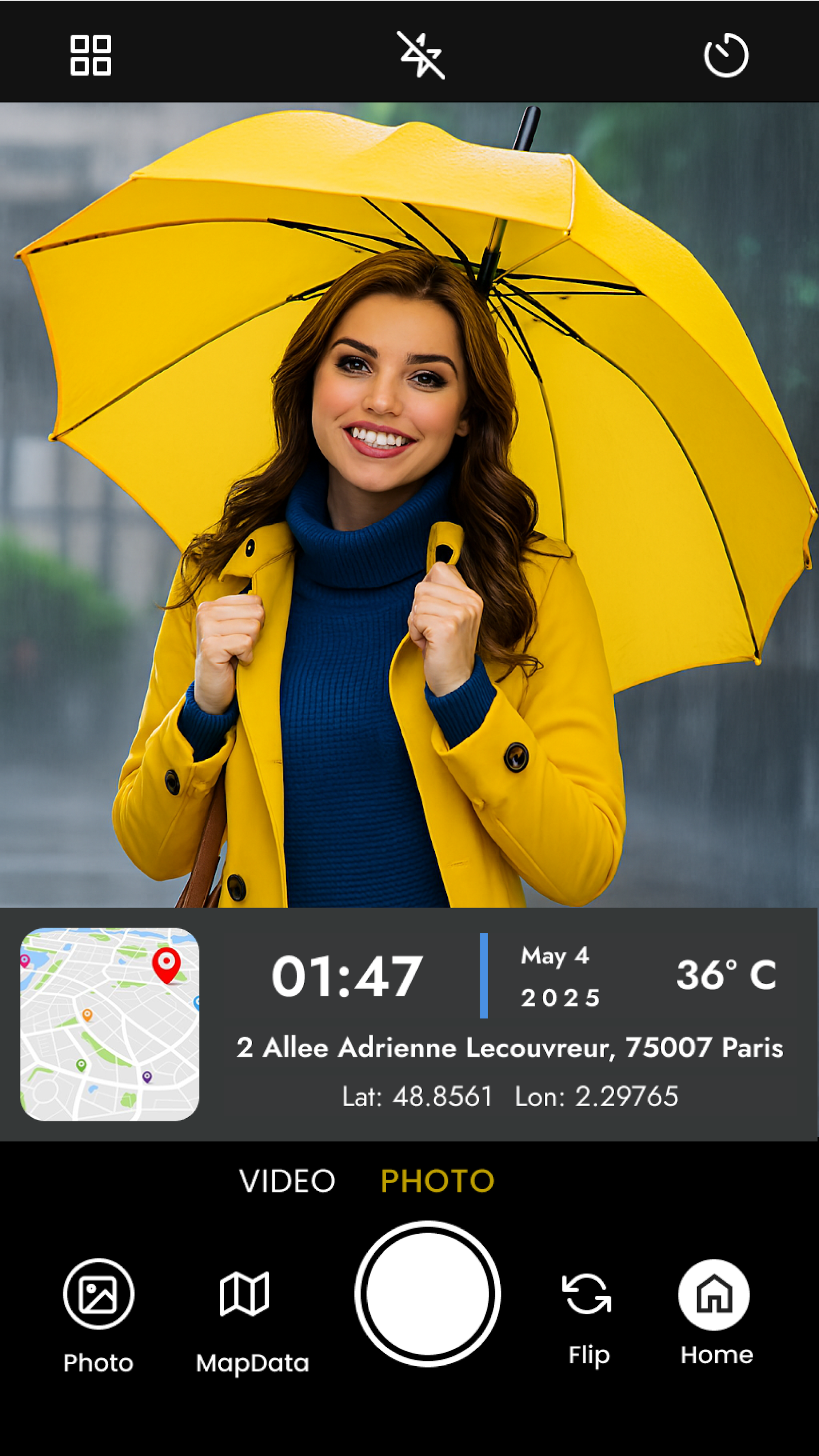 اسکرین شات 7 برنامه GPS Map Camera, Photo Stamp
