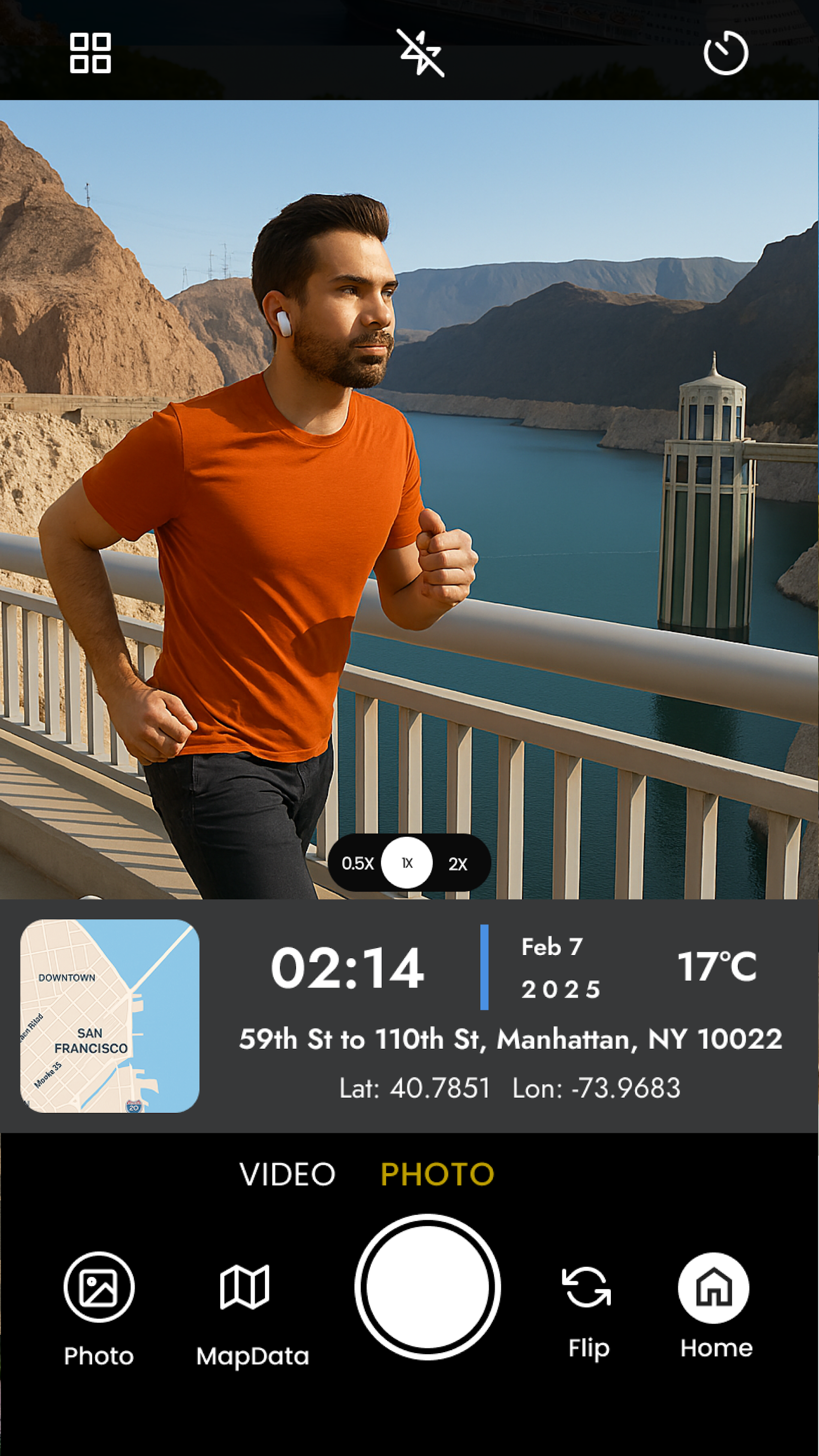 اسکرین شات 4 برنامه GPS Map Camera, Photo Stamp